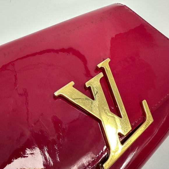 louis vuitton louise clutch patent in pink - Picture 15 of 16